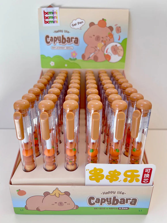 Capybara Stack Gel Pen