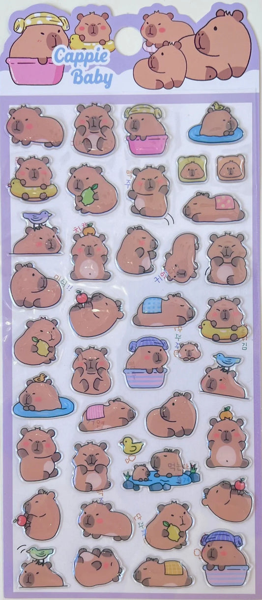 BC Mini Capybara Stickers