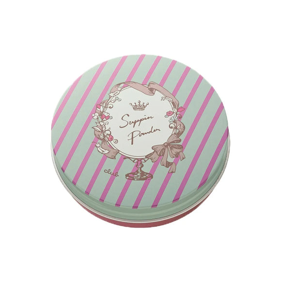 Club Suppin Pressed Powder Pastel Rose with Compact Mirror & Puff