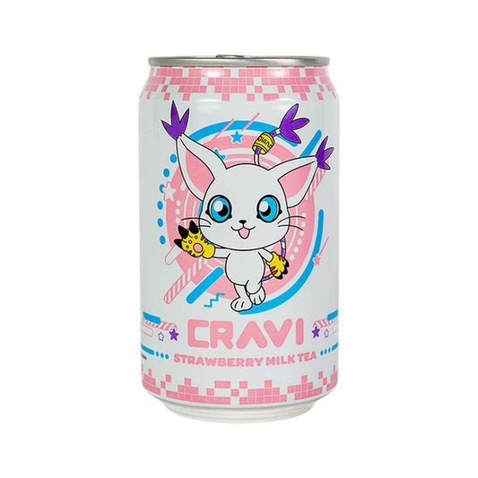 Cravi Digimon Strawberry Milk