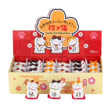 Tiny Lucky Cat Figurines