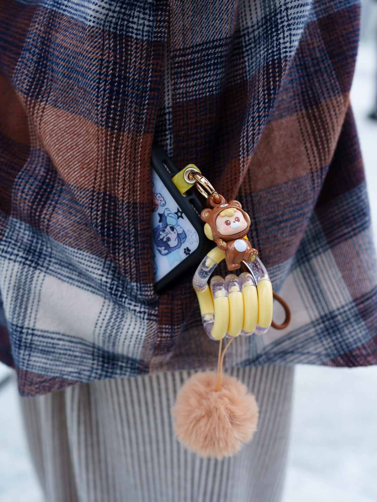 Tangle x HiddenWooo diudiu baby Abebe Bear Pendant Blind Box - lifestyle