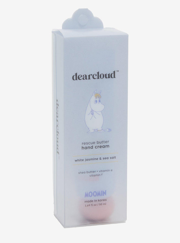 Dearcloud Moomin Rescue Butter Hand Cream | White Jasmine & Sea Salt