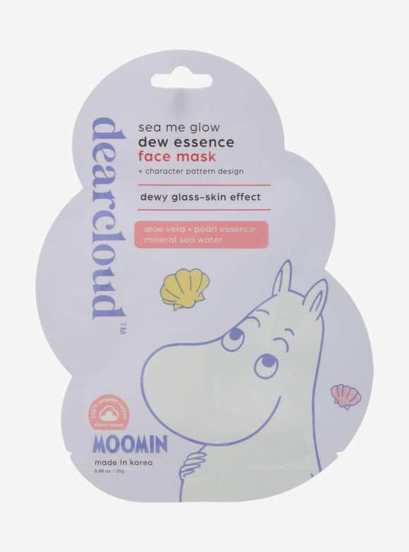 Dearcloud Moomin Sea Me Glow Essence Face Mask