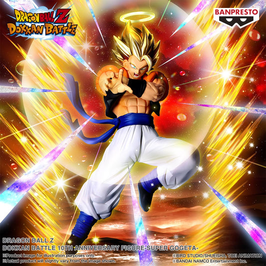 Bandai Spirits | Dragon Ball Z Dokkan Battle | 10th Anniversary Figure | Super Gogeta