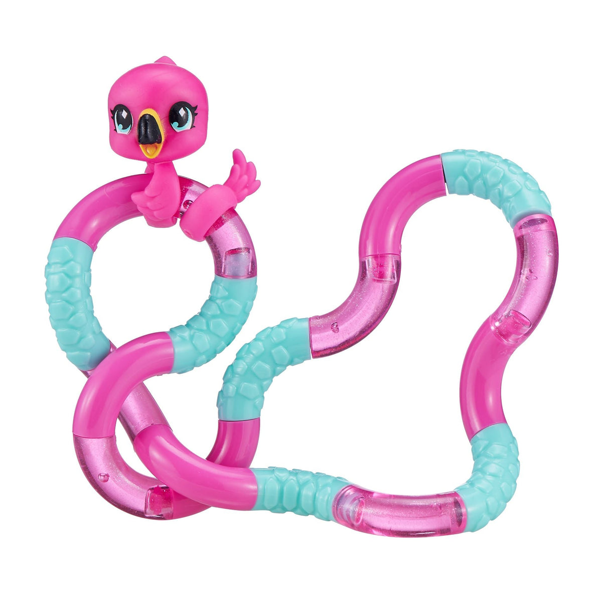 Tangle Jr. Pets Blister Card - linky-the-flamingo