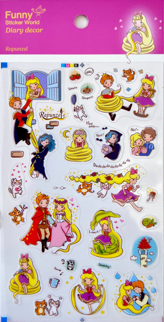 Funny Sticker Rapunzel