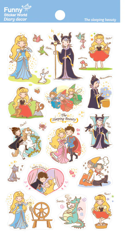Funny Sticker The Sleeping Beauty