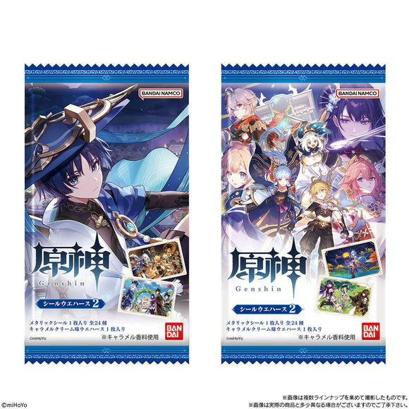 Genshin Seal Wafer Metallic Stickers Vol 2