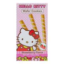 Hello Kitty Strawberry Wafer Cookies