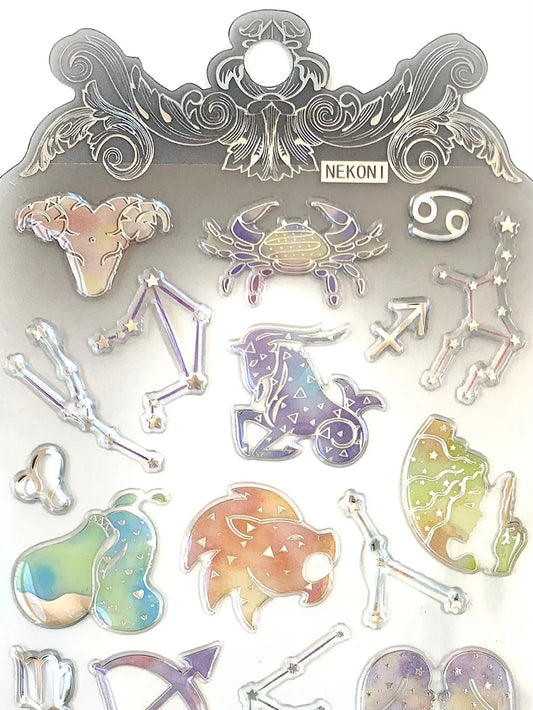 Nekoni Astrology Gel Sticker