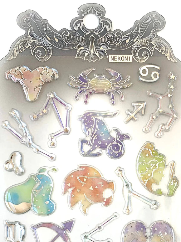 Nekoni Astrology Gel Sticker