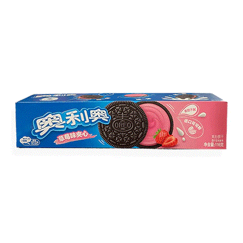Oreo Cookies Sandwich Strawberry
