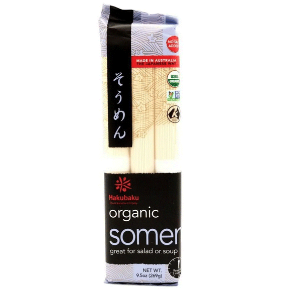 Hakubaku No Salt Added Organic Somen 9.5 oz