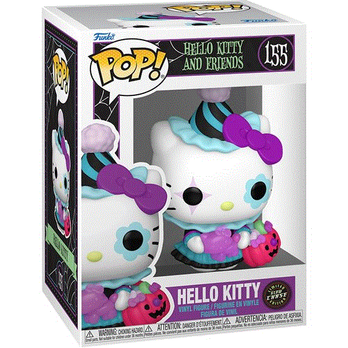 Funko Pop! Hello Kitty and Friends - 155 Hello Kitty | Spooky Glow-in-the-Dark | Chase