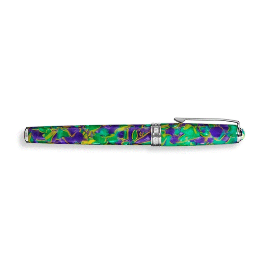 True Writer Classic Mardi Gras Fountain Pen | Fine Nib | Mardi Gras