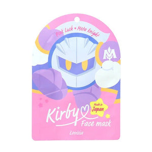 KIRBY Face Mask Pink Lush 1sheet (Meta Knight)