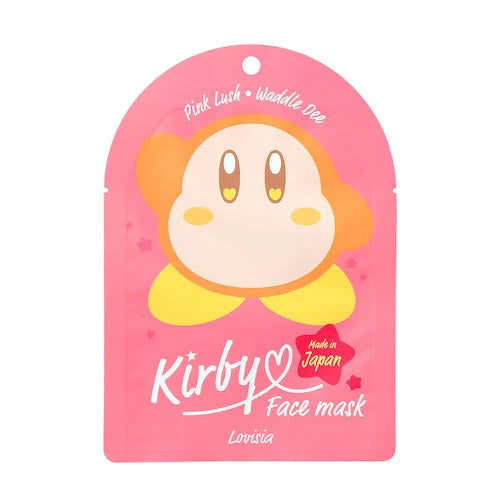 KIRBY Face Mask Pink Lush 1sheet (Waddle Dee)