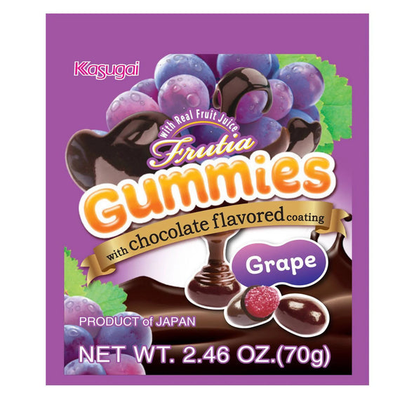 Kasugai Frutia Chocogummy Grape