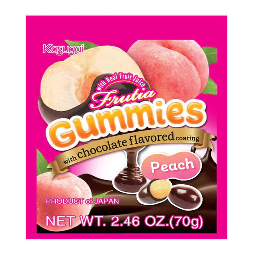 Kasugai Frutia Chocogummy Peach