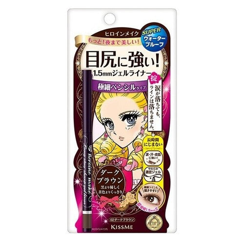 KissMe Heroine Make Long Stay Sharp Gel Liner N #02 Dark Brown
