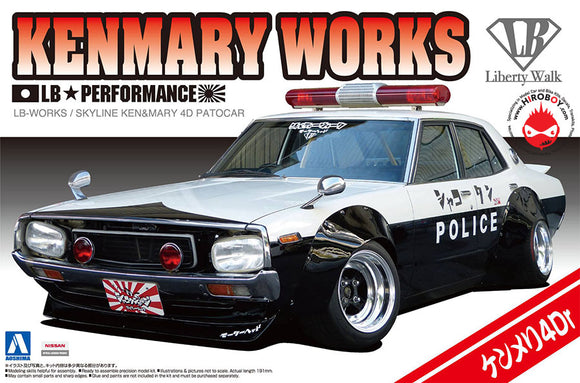 Aoshima Liberty Works Kenmary 4Dr Patrol Car