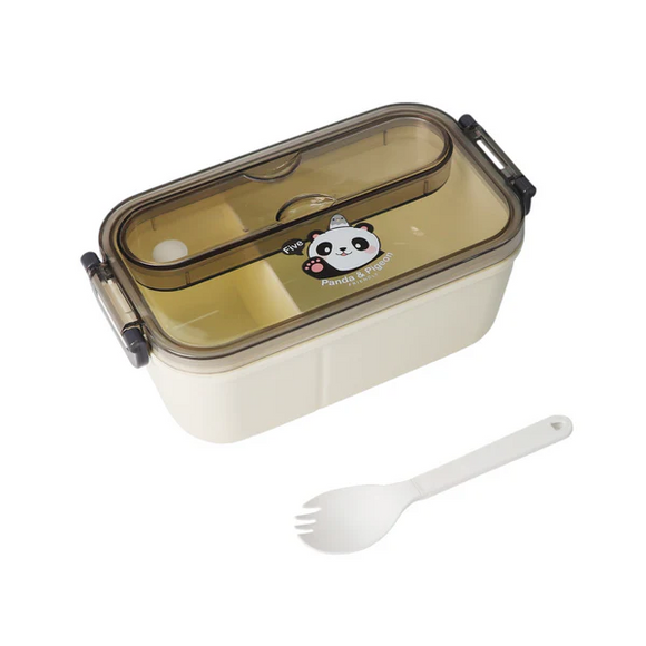 Lunch Box with Spork Panda