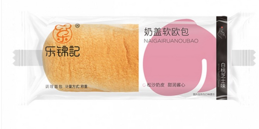 Le Jin Ji | Milk Cover Soft Bun | White Peach Cheese