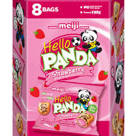 Meiji Hello Panda Strawberry 8 Pack