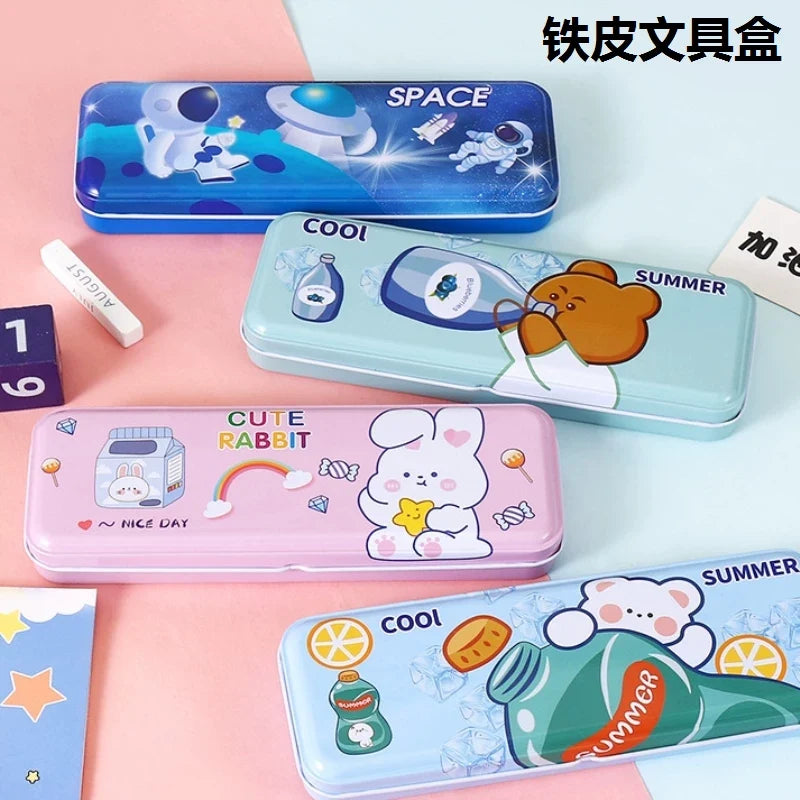Pencil Case Metal | School Kawaii Design 1