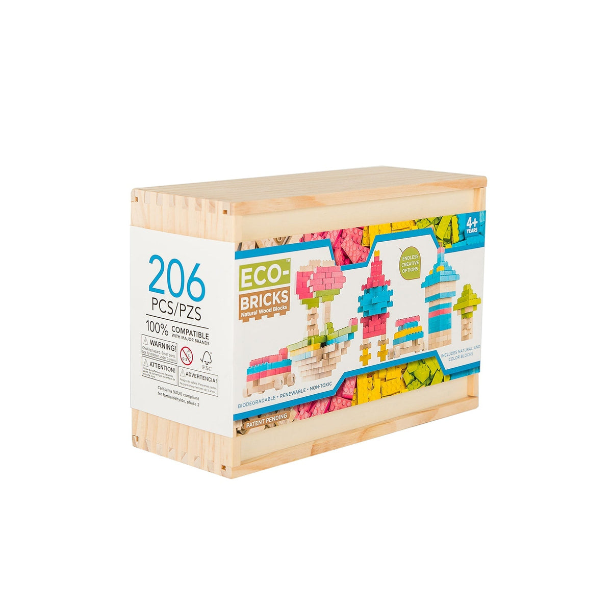 Eco-bricks Color 206pcs - boxed-set