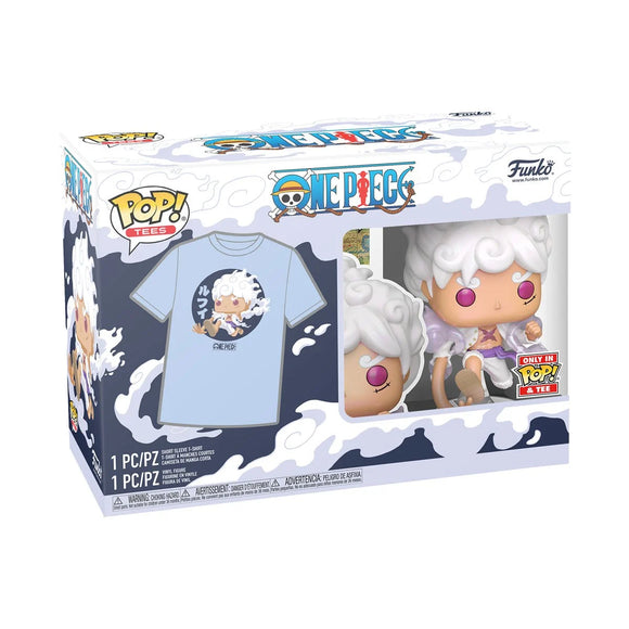 One Piece Luffy Fifth Gear Pop! Vinyl Figure T-Shirt 2 Pack