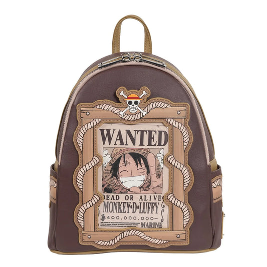 One Piece Wanted Dead or Alive Luffy Mini-Backpack - Entertainment Earth Exclusive