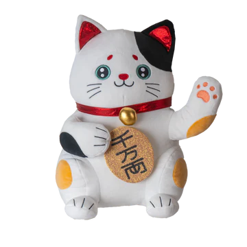 15" Lucky Cat Plush Calico