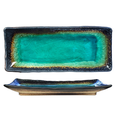 Rectangle Plate 11x5" Ryokusai