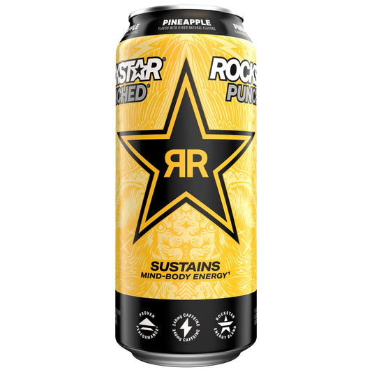 Rockstar Punched Pineapple Energy Drink 16oz