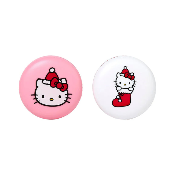The Creme Shop Sanrio Hello Kitty Macaron Lip Balm Duo - Mixed Berry and Icing on the Cake