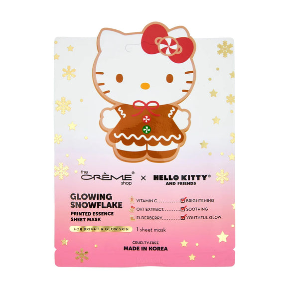 The Creme Shop Sanrio Hello Kitty Glowing Snowflake Sheet Mask