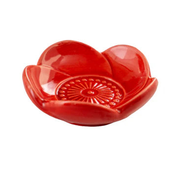 Sauce Dish - Red Flower