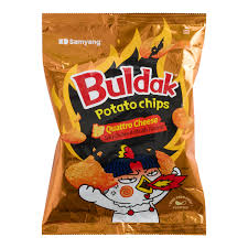 Samyang Buldak Potato Chips Quattro Cheese