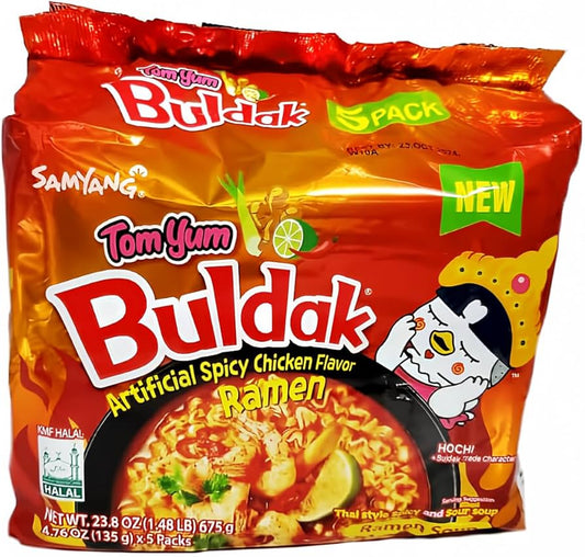Samyang Buldak Tom Yum Spicy Chicken Ramen 4p