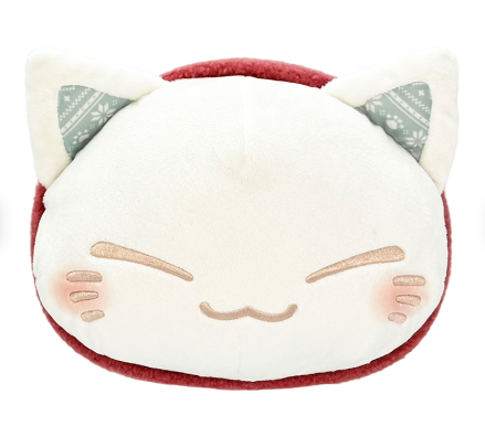 Nemuneko Cat Big Plush Ver. Red Scarf