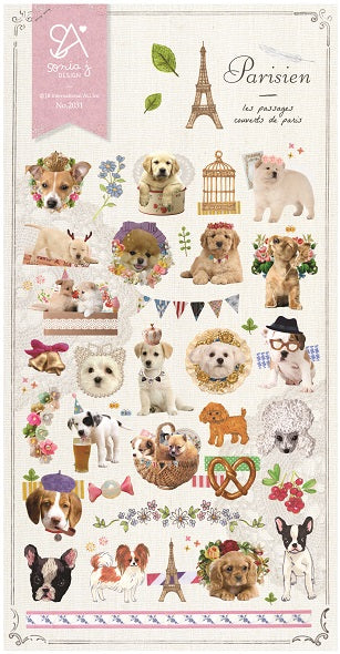 Sonia Parisien Nylon Dog Stickers