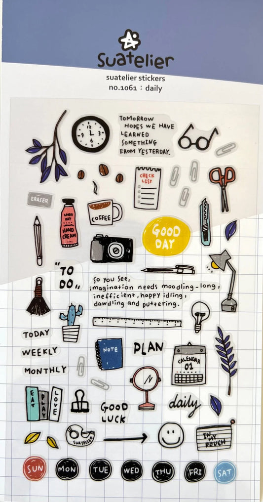 Suatelier Daily 01 Stickers