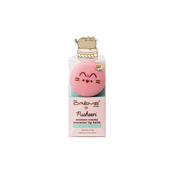 The Creme Shop Sanrio Pusheen Macaron Lip Balm (Strawberry Dream)