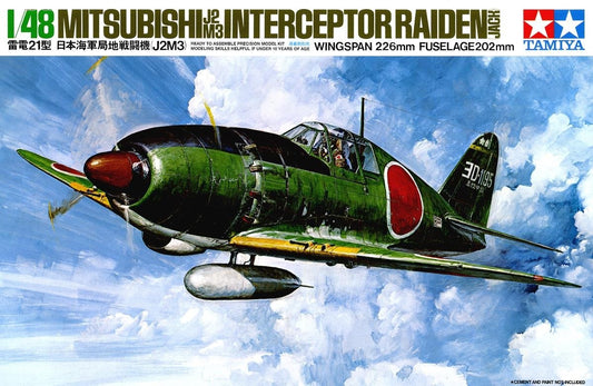 Tamiya Mitsubishi Interceptor Raiden Jack Aircraft 1/48