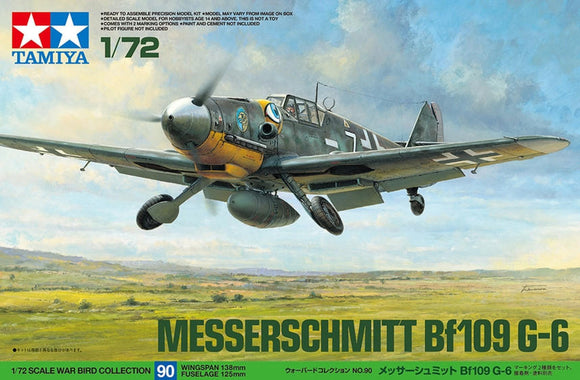 Tamiya Messerschmitt Bf109G6 Fighter 1/72