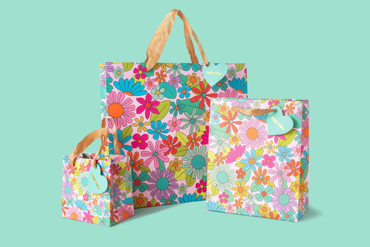 Flower Garden Gift Bag Large
