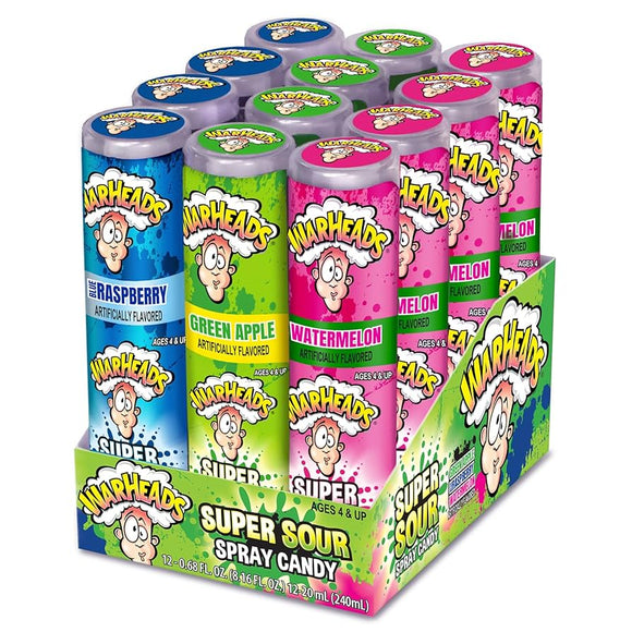 War Heads Super Sour Spray Candy