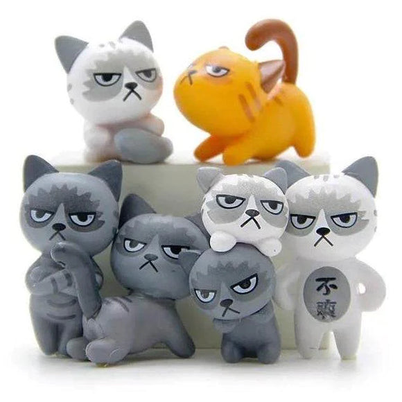 Angry Cat Figurines